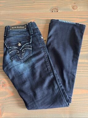 Rock Revival Women's Dark Indigo Boot Cut Jeans